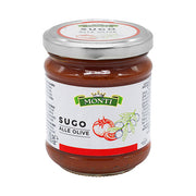 Sauce tomate aux olives noires