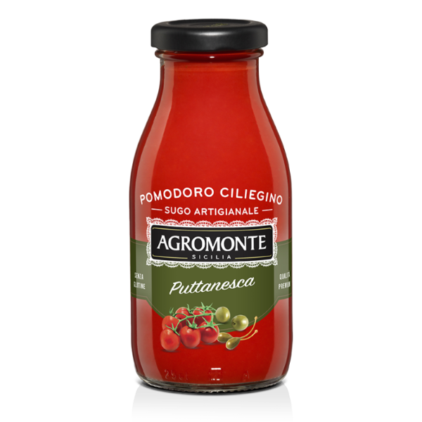 Sauce tomate cerise à la puttanesca