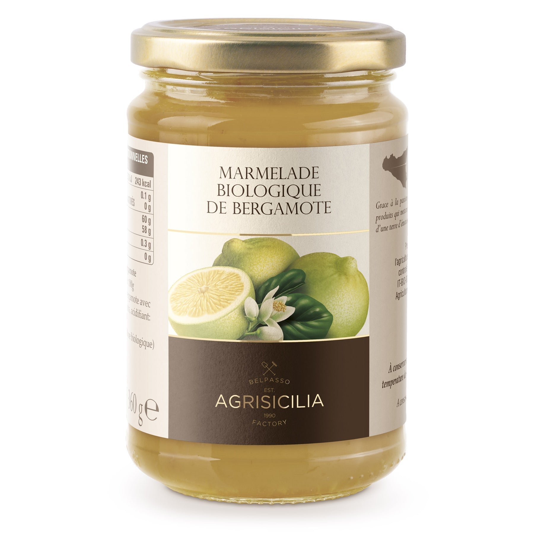 Marmelade de bergamote Bio