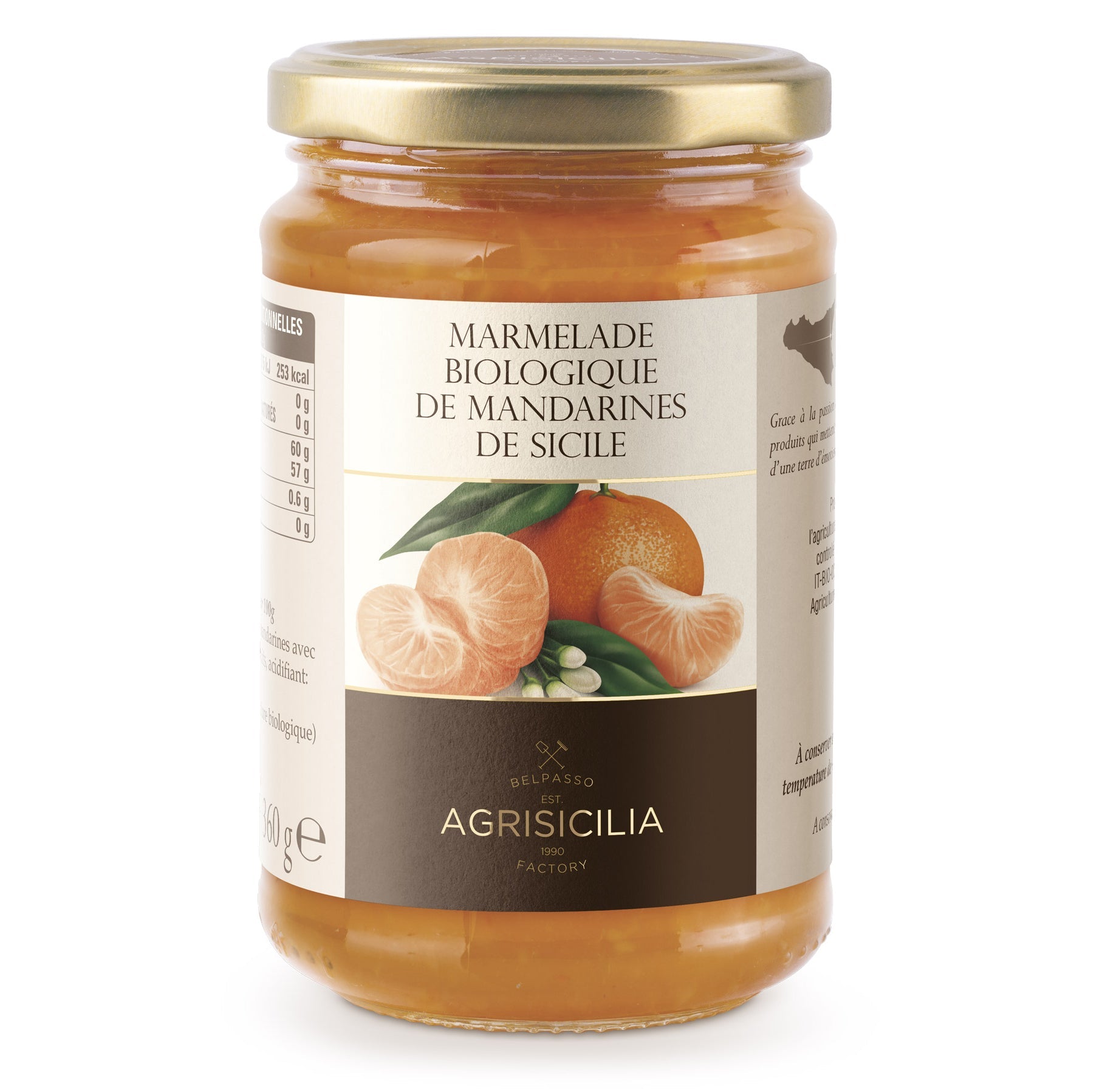 Marmelade de mandarine Bio