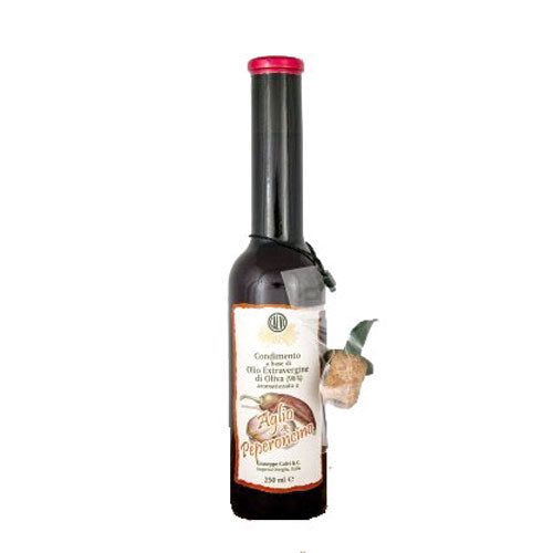 Huile d'olive ail et piment BIO