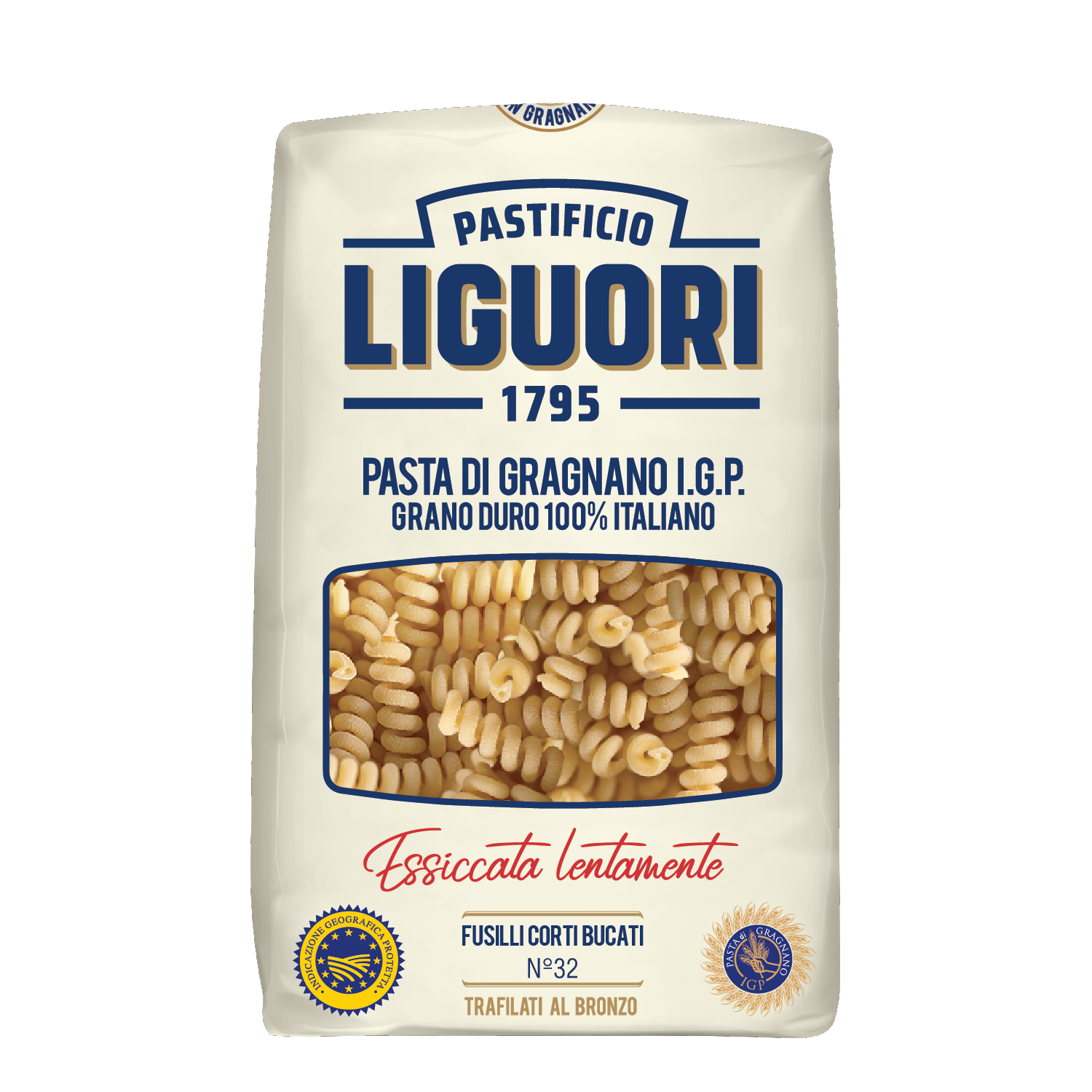 Fusilli corti bucati