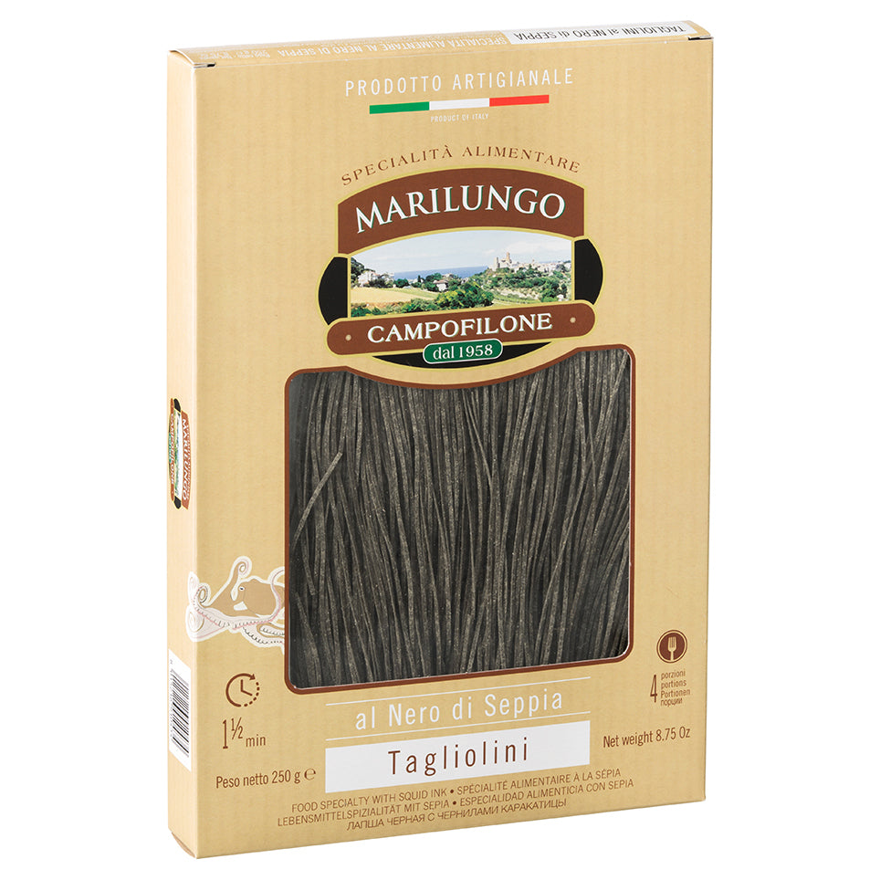 Tagliolini aux oeufs à l'encre de seiche