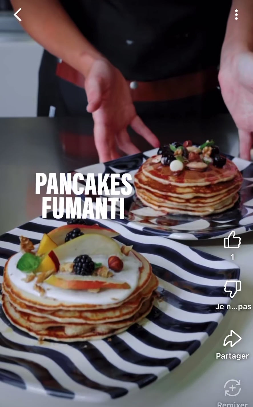 Charger la vidéo : Préparation pour pancakes